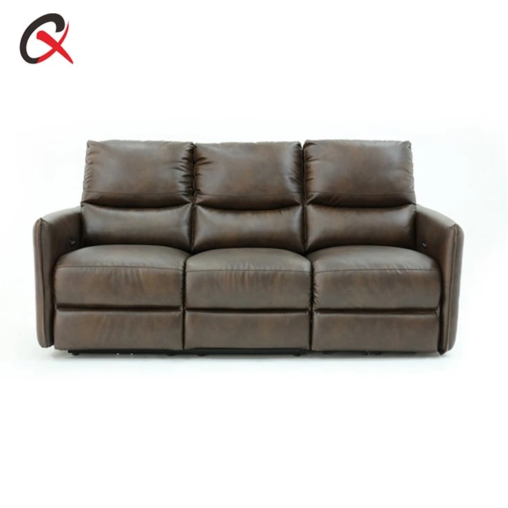 3 -osobowa skórzana rozkładana sofa